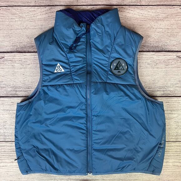 Nike ACG Blue Puffer Vest - Picture 1 of 8